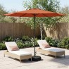 Parasol de jardin avec base 300 x 300 cm Polyester 622417622417