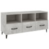 Meuble TV Gris béton 102x35x50 cm Bois d'ingénierie 622418622418