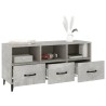 Meuble TV Gris béton 102x35x50 cm Bois d'ingénierie 622418622418