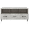 Meuble TV Gris béton 102x35x50 cm Bois d'ingénierie 622418622418