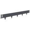 Bordure de Pelouse 30 pcs 100 x 15 cm Acier Anthracite 622425622425