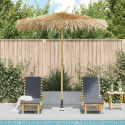 Parasol Tiki avec toile en feuille de bananier 240 cm en bambou 622426622426