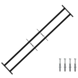 Grille de sécurité pour fenêtres avec 2 barres transversales 622430622430