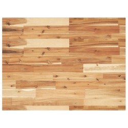 Dessus de table rectangulaire 80x60x2 cm bois massif d'acacia 622437622437