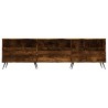 Meuble TV chêne fumé 150x30x44,5 cm bois d'ingénierie 622439622439