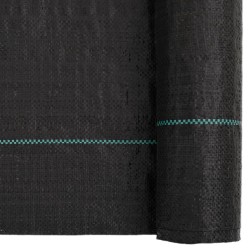 Membrane anti-mauvaises herbes noir 4x100 m PP 622442622442