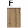 Meuble de salle de bain avec robinet Chêne artisanal 622447622447