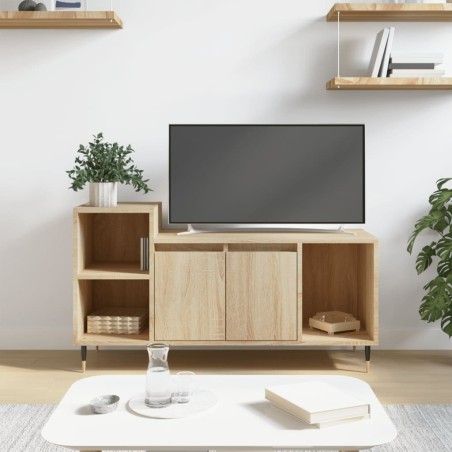Meuble TV Chêne sonoma 100x35x55 cm Bois d'ingénierie 622451622451