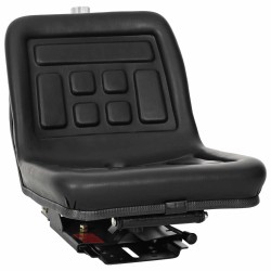Siège de tracteur avec suspension Noir 39,5 x 52 x 43 cm 622452622452