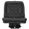 Siège de tracteur avec suspension Noir 39,5 x 52 x 43 cm 622452622452