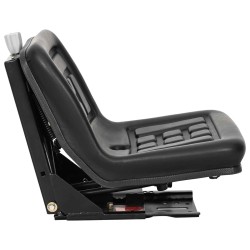 Siège de tracteur avec suspension Noir 39,5 x 52 x 43 cm 622452622452