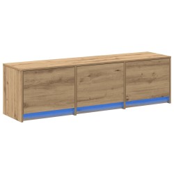 Meuble TV Chêne artisanal Bois d'ingénierie 622453622453