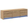 Meuble TV Chêne artisanal Bois d'ingénierie 622453622453