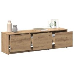 Meuble TV Chêne artisanal Bois d'ingénierie 622453622453