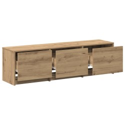 Meuble TV Chêne artisanal Bois d'ingénierie 622453622453