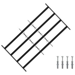 Grille de sécurité pour fenêtres avec 4 barres croisées 3 pcs 622455622455