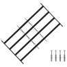 Grille de sécurité pour fenêtres avec 4 barres croisées 3 pcs 622455622455