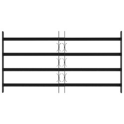 Grille de sécurité pour fenêtres avec 4 barres croisées 3 pcs 622455622455