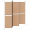 Paravent 5 panneaux Beige 250 x 200 cm Tissu 622457622457