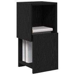 Meuble d'angle Chêne noir 25,5x25x55cm Bois d'ingénierie 622459622459