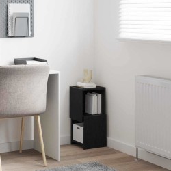 Meuble d'angle Chêne noir 25,5x25x55cm Bois d'ingénierie 622459622459