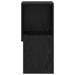 Meuble d'angle Chêne noir 25,5x25x55cm Bois d'ingénierie 622459622459