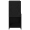 Meuble d'angle Chêne noir 25,5x25x55cm Bois d'ingénierie 622459622459