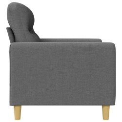 Canapé à 2 places Gris foncé 120 cm Tissu 622460622460
