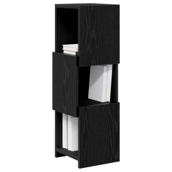 Meuble d'angle Chêne noir 25,5x25x80cm Bois d'ingénierie 622465622465