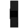 Meuble d'angle Chêne noir 25,5x25x80cm Bois d'ingénierie 622465622465