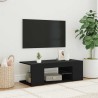 Meuble TV avec lumières LED Noir 90x39x30 cm 622473622473