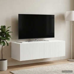 Meuble TV mural Blanc 98 x 41 x 30 cm Bois d'ingénierie 622479622479