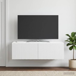 Meuble TV mural Blanc 98 x 41 x 30 cm Bois d'ingénierie 622479622479