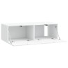 Meuble TV mural Blanc 98 x 41 x 30 cm Bois d'ingénierie 622479622479