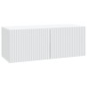 Meuble TV mural Blanc 78,5 x 31 x 30 cm Bois d'ingénierie 622482622482