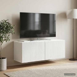 Meuble TV mural Blanc 78,5 x 31 x 30 cm Bois d'ingénierie 622482622482
