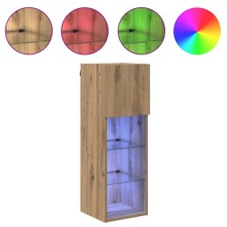 Meubles TV muraux 2 pcs Chêne artisanal Bois d'ingénierie 622484622484