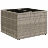Ensemble de canapé de jardin 7 pcs avec coussins gris résine tressée 622486622486