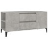 Meuble TV Gris béton 102x44,5x50 cm Bois d'ingénierie 622488622488