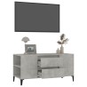Meuble TV Gris béton 102x44,5x50 cm Bois d'ingénierie 622488622488