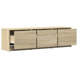 Meuble TV avec LED Sonoma 140 x 34 x 40 cm Bois d'ingénierie 622489622489