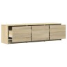 Meuble TV avec LED Sonoma 140 x 34 x 40 cm Bois d'ingénierie 622489622489
