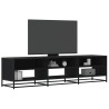 Meuble TV noir 180x40x46 cm bois d'ingénierie 622490622490