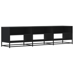 Meuble TV noir 180x40x46 cm bois d'ingénierie 622490622490