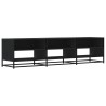 Meuble TV noir 180x40x46 cm bois d'ingénierie 622490622490