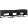 Meuble TV noir 180x40x46 cm bois d'ingénierie 622490622490