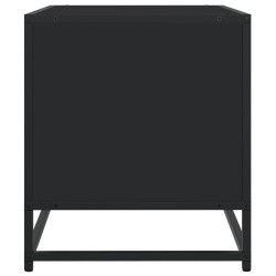 Meuble TV noir 180x40x46 cm bois d'ingénierie 622490622490