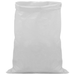 Sacs tissés 50 pcs Blanc 50 x 80 cm PP 622494622494