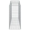 Paniers à gabions arqués 7 pcs 200x50x100/120 cm fer galvanisé 622504622504