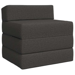 Canapé-lit pliable Gris foncé 200 x 70 x 15 cm Tissu 622505622505